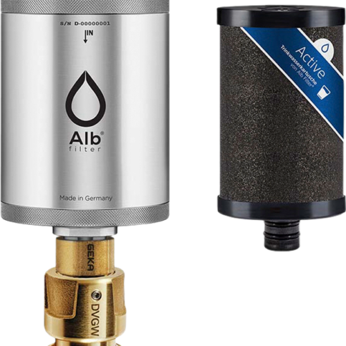 Alb Filter® MOBIL Active Trinkwasserfilter Mit GEKA Anschluss Edelstahl Natur - Trinkwasseraufbereitung