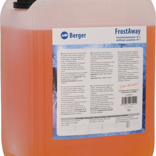 Berger FrostAway Frostschutzmittel 5 Liter - Frostschutz