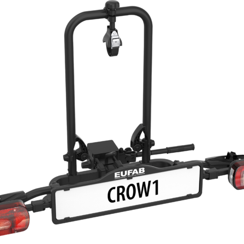 EUFAB Kupplungs-Fahrradträger Crow 1 für 1 Fahrrad, E-Bike geeignet - Fahrradträger für Anhängerkupplungen