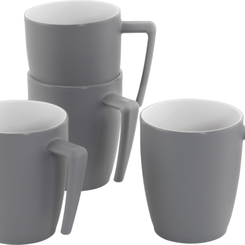 Outwell Gala 4 Personen Tassen Set 4 teilig Grey Mist - Becher & Tassen