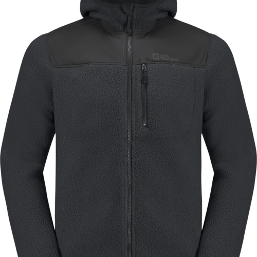 Jack Wolfskin Kammweg Pile Herren Trekking-Fleecejacke schwarz XL - Herrenjacken