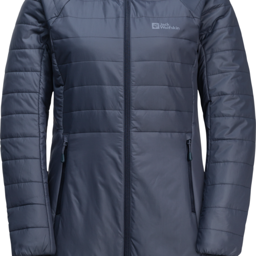 Jack Wolfskin Lapawa Ins Damen Wintermantel dunkelgrau S - Damenjacken