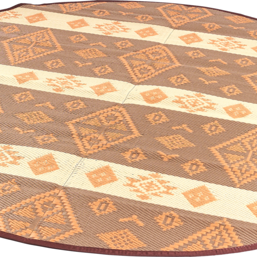 Human Comfort Nara AW Outdoor Teppich rund 200 x 200 cm - Vorzeltteppich & Zeltboden