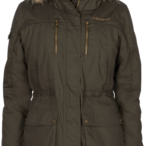 Pinewood Finnveden Damen Winterparka dunkelgrün M - Damenjacken