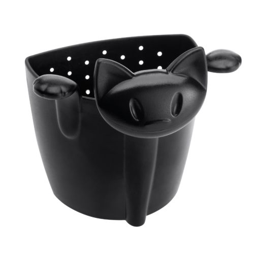 Koziol Miaou Teesieb cosmos black - Sonstiges Küchenzubehör