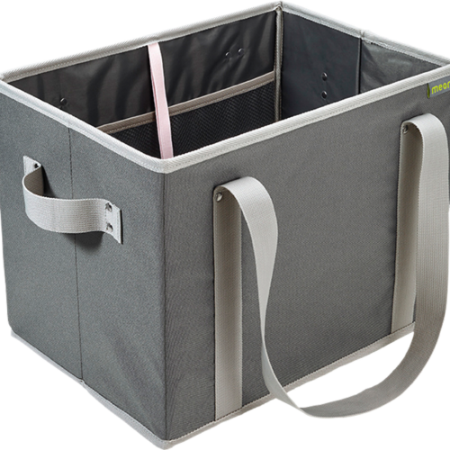 meori Faltbarer Einkaufskorb Granite Grey - Faltboxen
