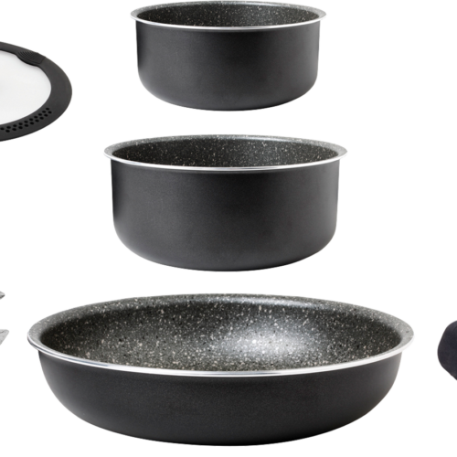 Brunner Pirate Spacemaster Topfset Aluminium inkl. Tragetasche 8-teilig - Kochgeschirr-Sets