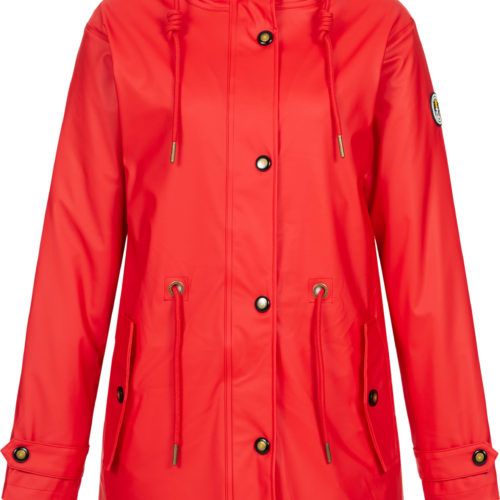 Ankerglut Ankergluttraum Regenmantel Damen rot 44 - Damenjacken