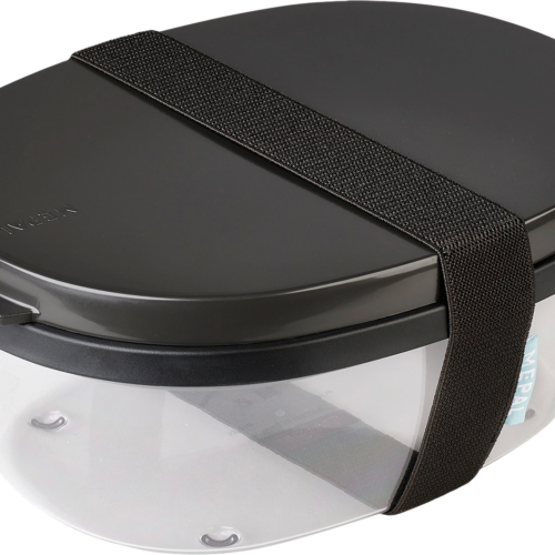 Mepal Salatbox ellipse nordic black - Lebensmittelbehälter / Vorratsdosen