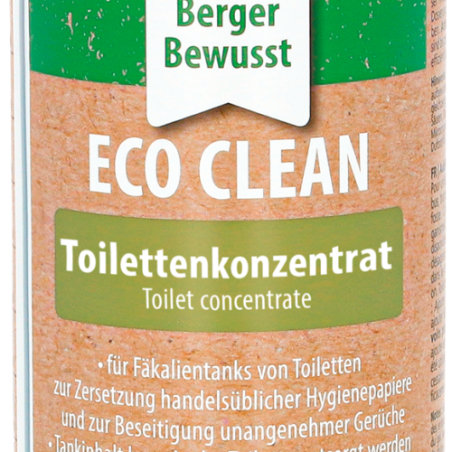 Berger Eco Clean Toilettenzusatz für den Fäkalientank 1 Liter - Sanitärzusätze & -flüssigkeiten