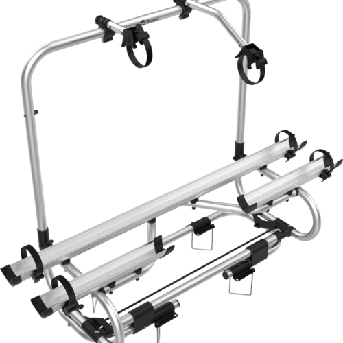 Berger Premium 2 XL Deichsel Fahrradträger silber für 2 Fahrräder E-Bike geeignet - Deichsel-Fahrradträger