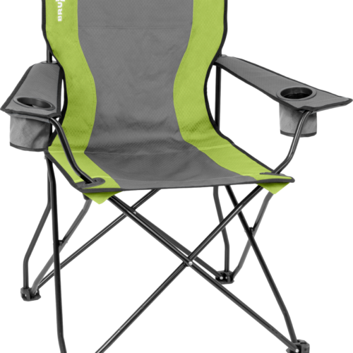 Brunner Action Armchair Equiframe Faltstuhl / Campingstuhl mit Armlehnen grün/grau - Faltstühle