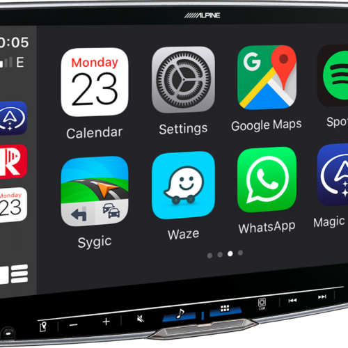 Alpine iLX-F905DU Halo9 Autoradio 9 Zoll Touchscreen mit Apple CarPlay Wireless für Fiat Ducato, Citroen Jumper, Peugot Boxer & Opel Movano - Navigationsgeräte