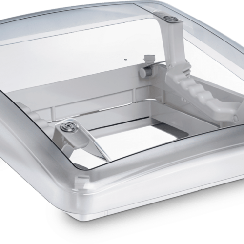 Dometic Mini Heki S FL Dachhaube 40 x 40 cm mit Zwangsbelüftung für Dachstärken von 23 - 42 mm - Dachhauben