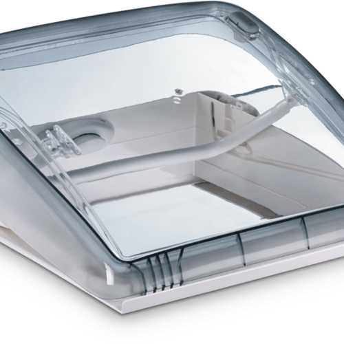 Dometic Mini Heki FL Dachfenster 40 x 40 cm 25 - 42 mm mit Zwangsbelüftung - Dachhauben